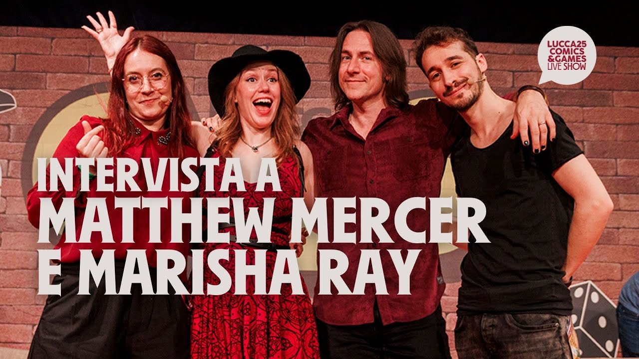 Intervista a Matthew Mercer e Marisha Ray di Critical Role con @GiananYEAH ed @escilgioco