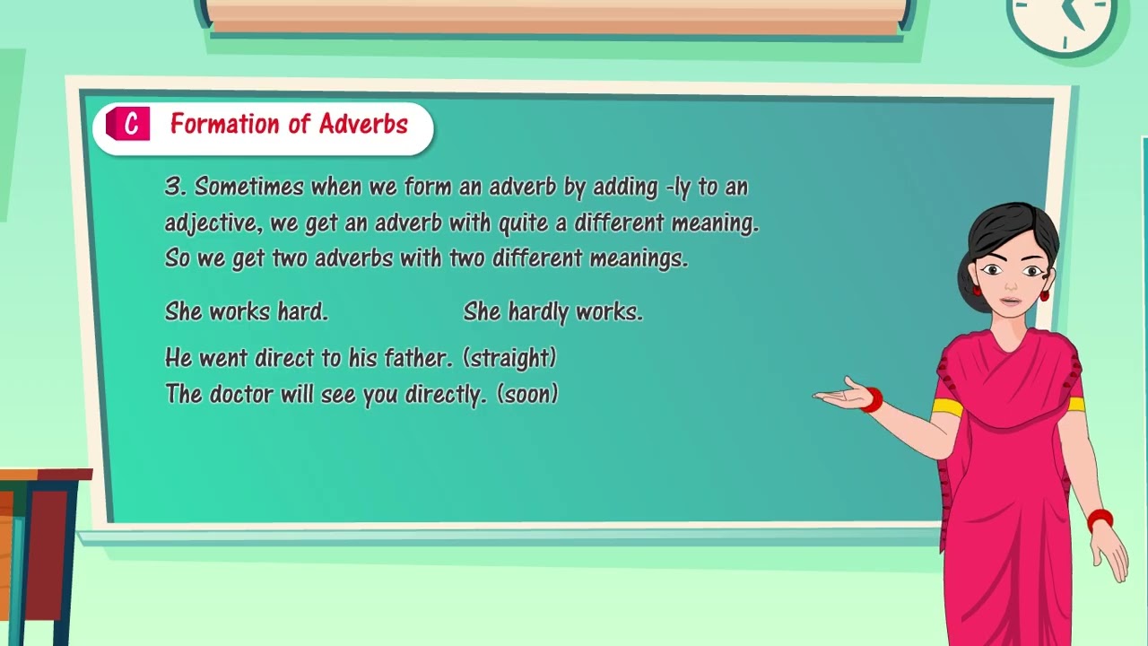 Ch 13 | Gems Educational Books | Grammar | Class 7 | Adverbs | For children