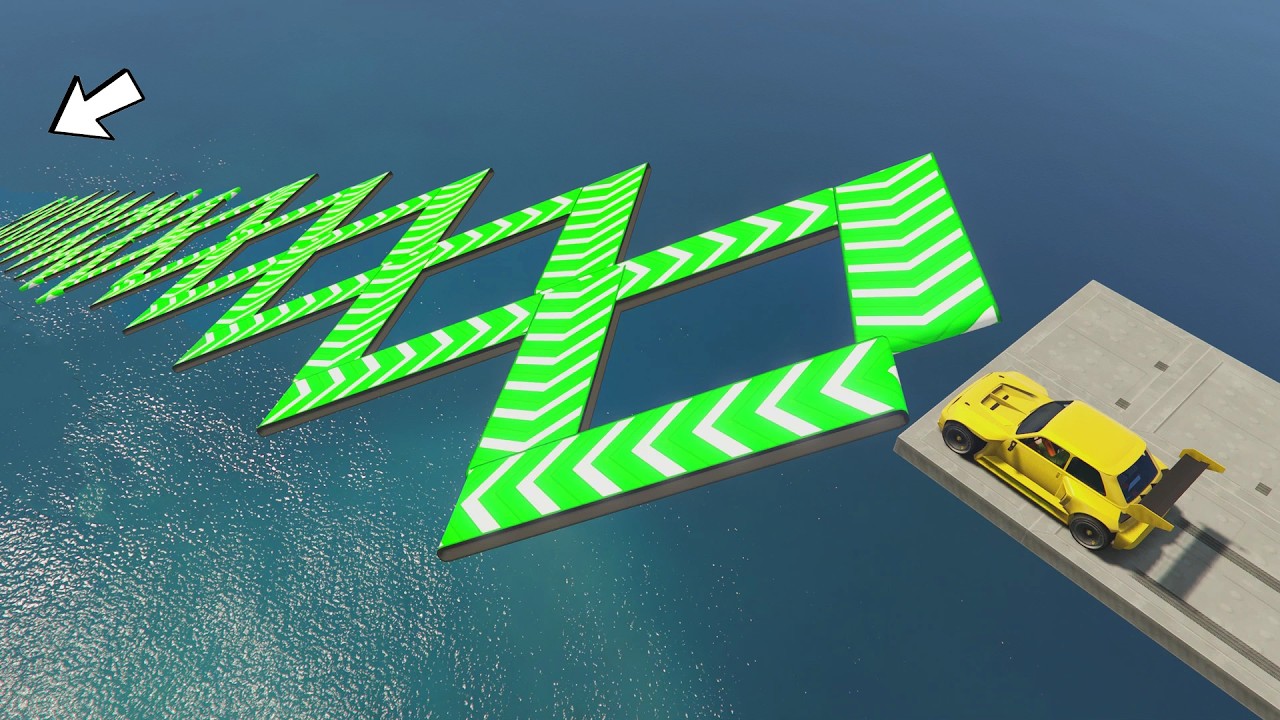 GTA 5 🐸 Endless Speed Boost Folding Runway