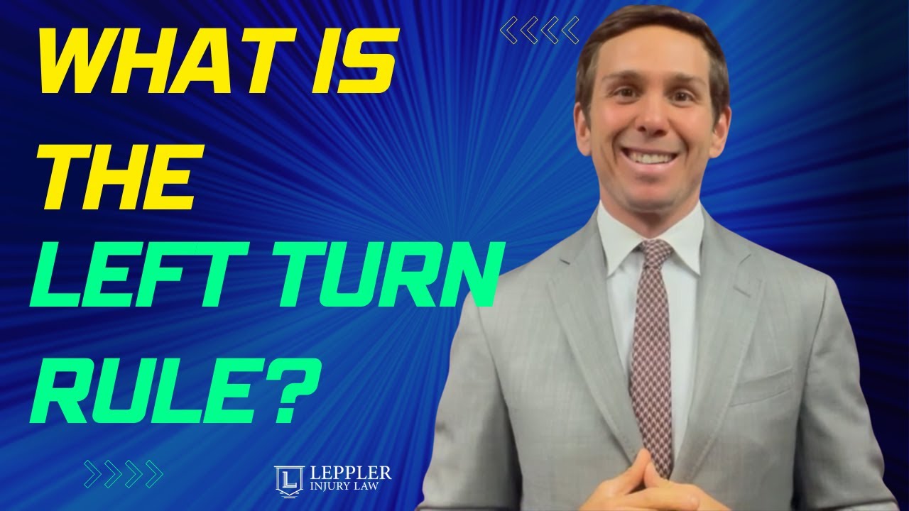 Who&rsquo;s at Fault in Intersection Crashes? Understanding the Left Turn Rule