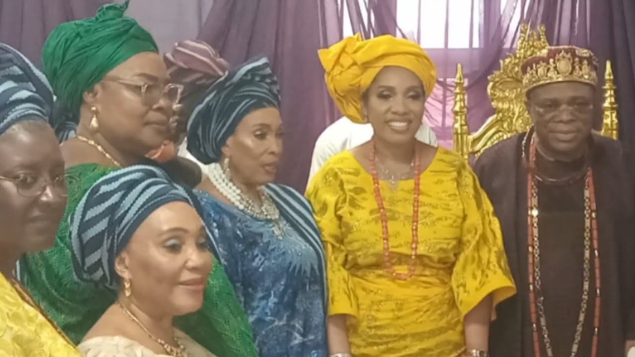 Women Connect! Titi Abubakar and Elegant Entourage Lit Up Owa Obokun’s Coronation