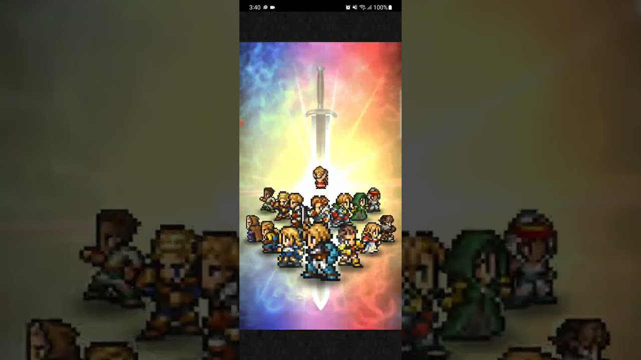【FFRK 】クリスタルダンジョン　メーガス三姉妹　聖弱体物理　21.75撃破　新装備なし