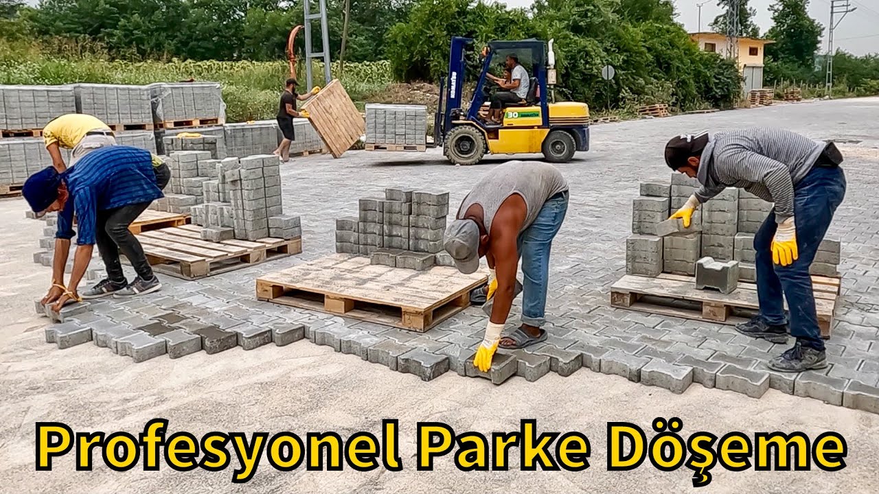 Kilitli Parke Taşı Nasıl Döşenir ?  En Kolay Yolu