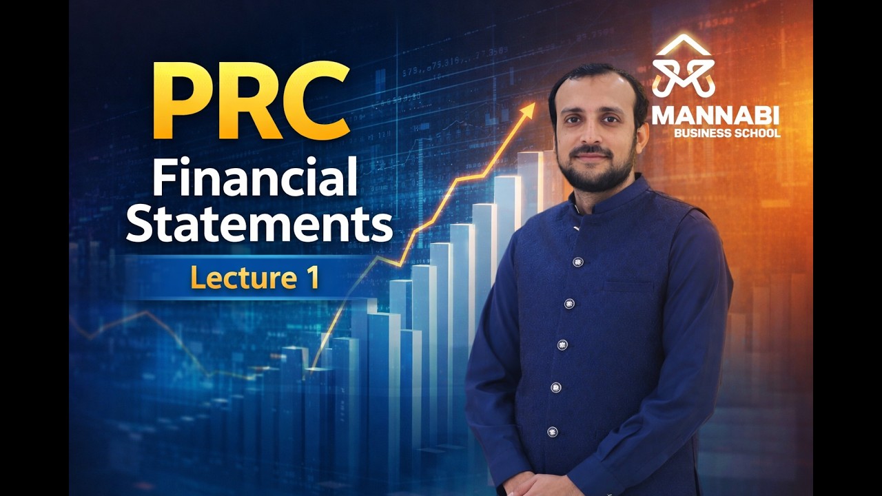 Financial Statements (Lecture 1) - CA - PRC
