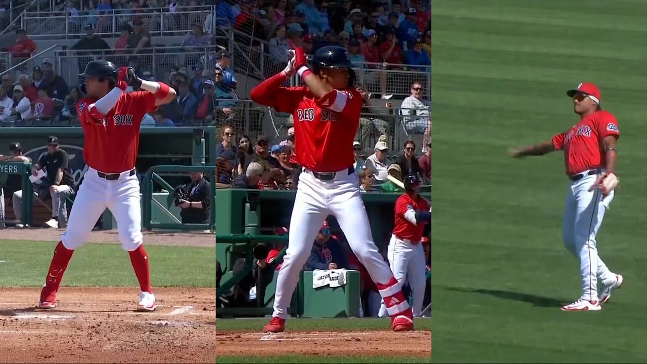 Kristian Campbell, Marcelo Mayer, & Jhostynxon Garcia Highlights: Red Sox vs Northeastern 02-21-2025