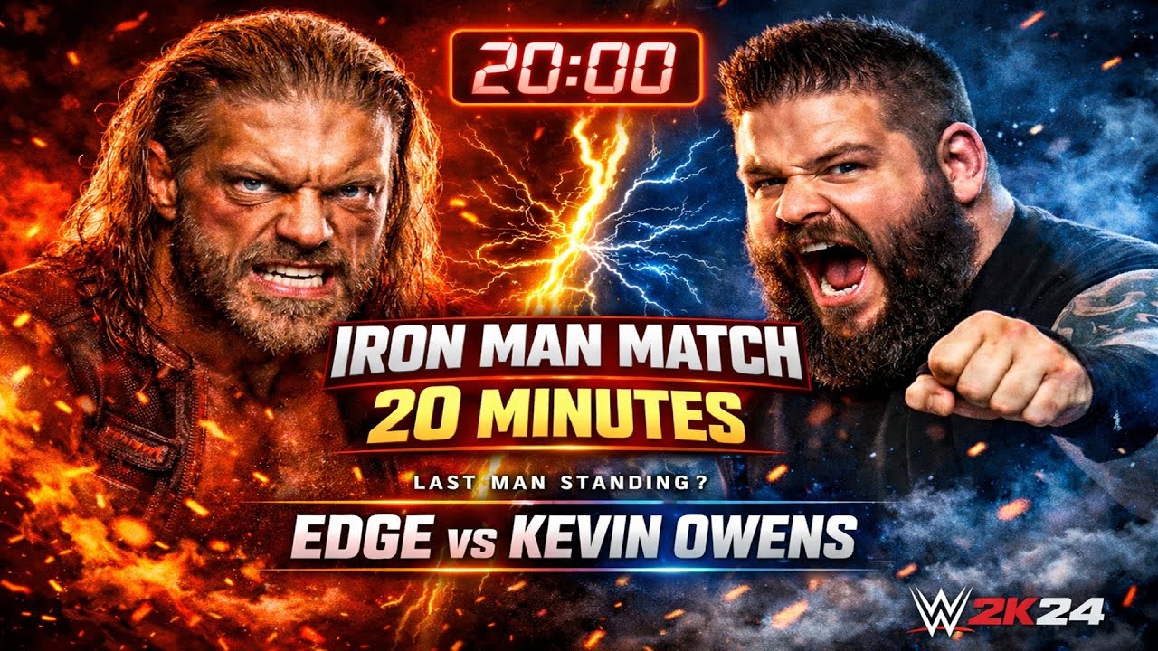 20 Minutes of Pure Chaos! Kevin Owens vs Edge | Iron Man Match 2026