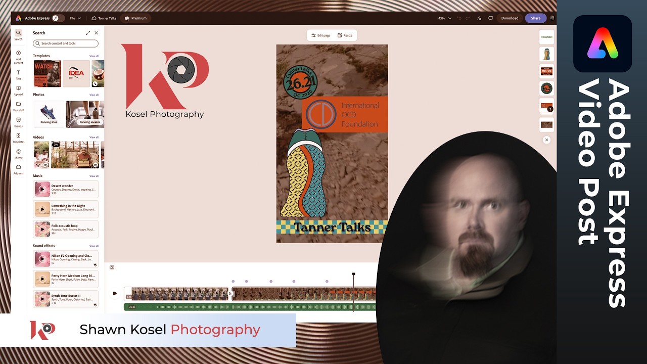 Creating a Social Post in Adobe Express