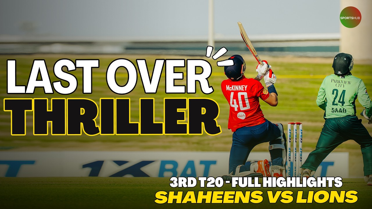 Full Highlights | Pakistan Shaheens vs England Lions | Match 03 | T20I Series | ZN1J