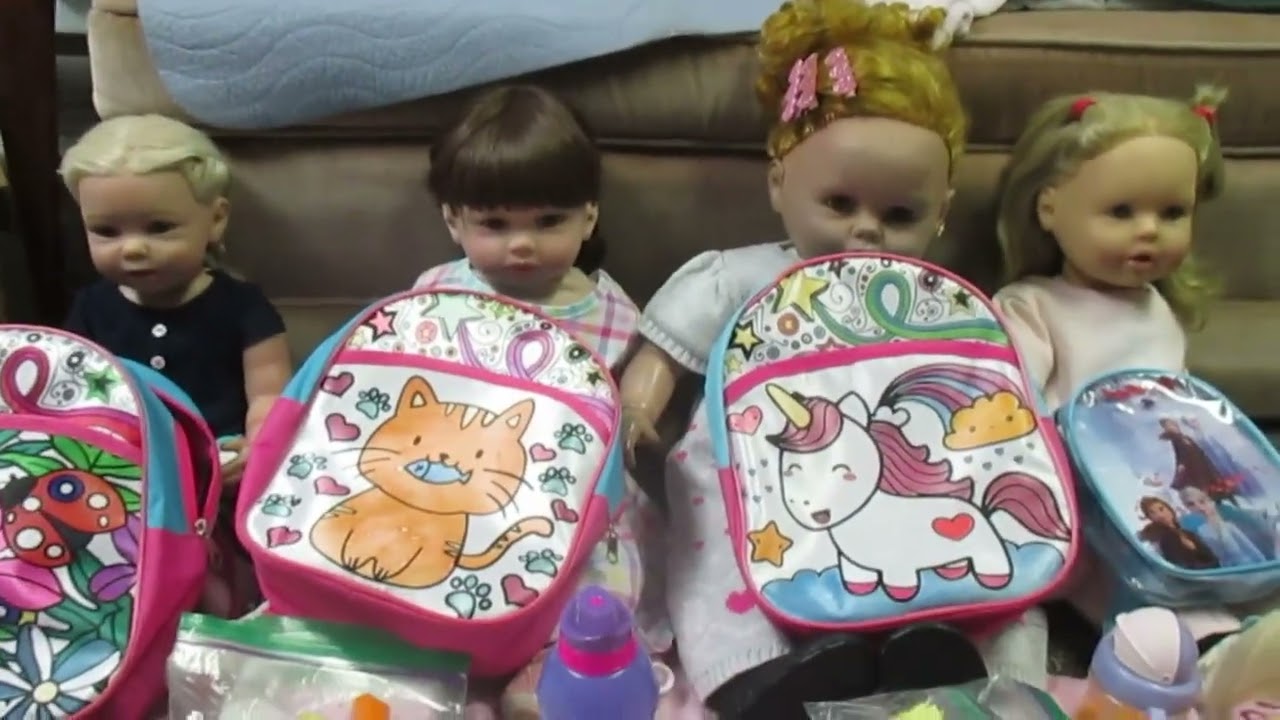 Morning routine with 4 reborn toddlers