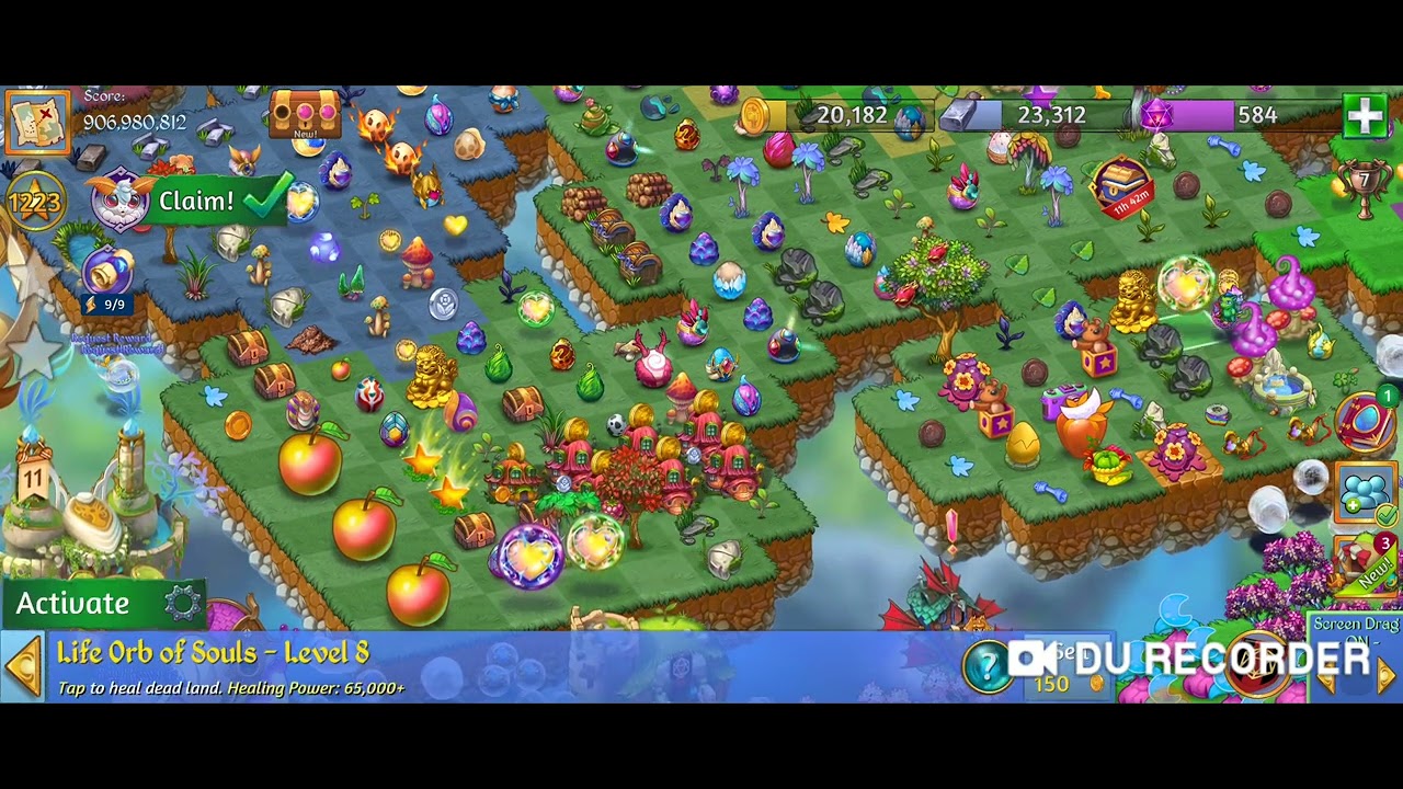Merge Dragons - How to Bubble Items in Camp