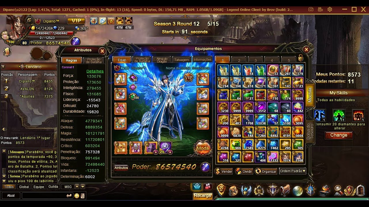 LEGEND ONLINE BR CB MODO NORMAL DIPANO™