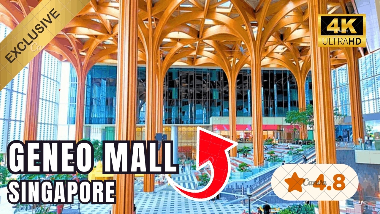 You Wont Believe This is a Mall! | Singapore's Wooden Cathedral Mall - Geneo Mall [4K]
