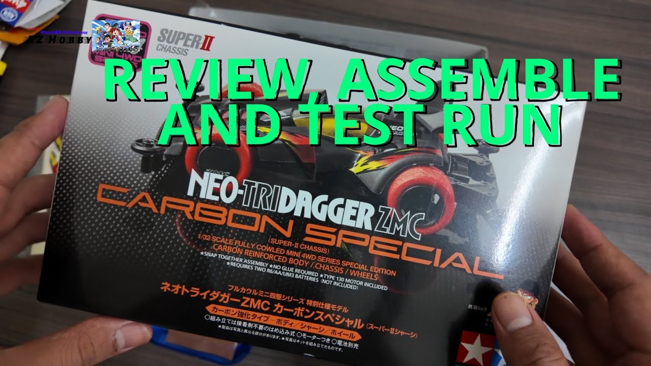 Neo Tridagger ZMC Carbon Special Review, Assemble and Test Run