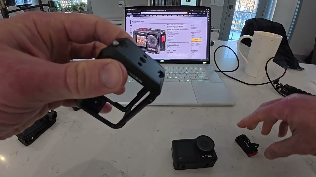Review of Amazear Metal Cage for DJI Osmo Action 5 , 4, and 3 Pro