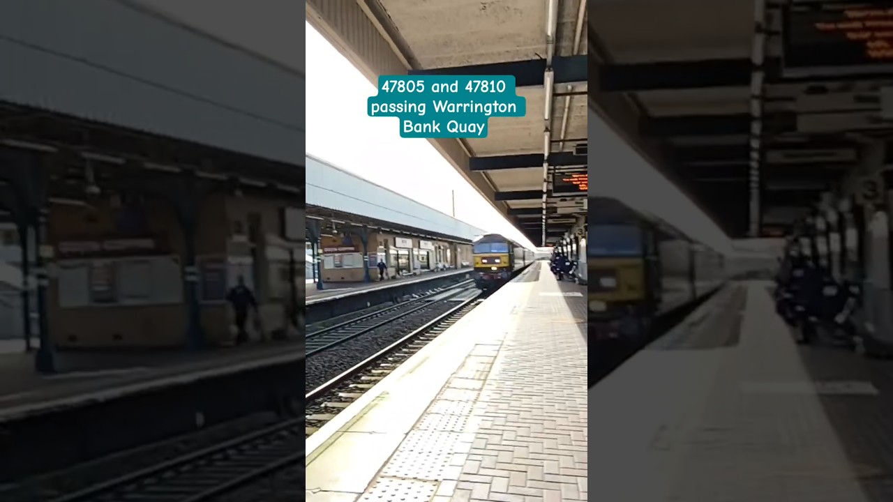 47805 and 810 passing WBQ #train #trainspotting #trending #diesel #shorts #subscribe #viral