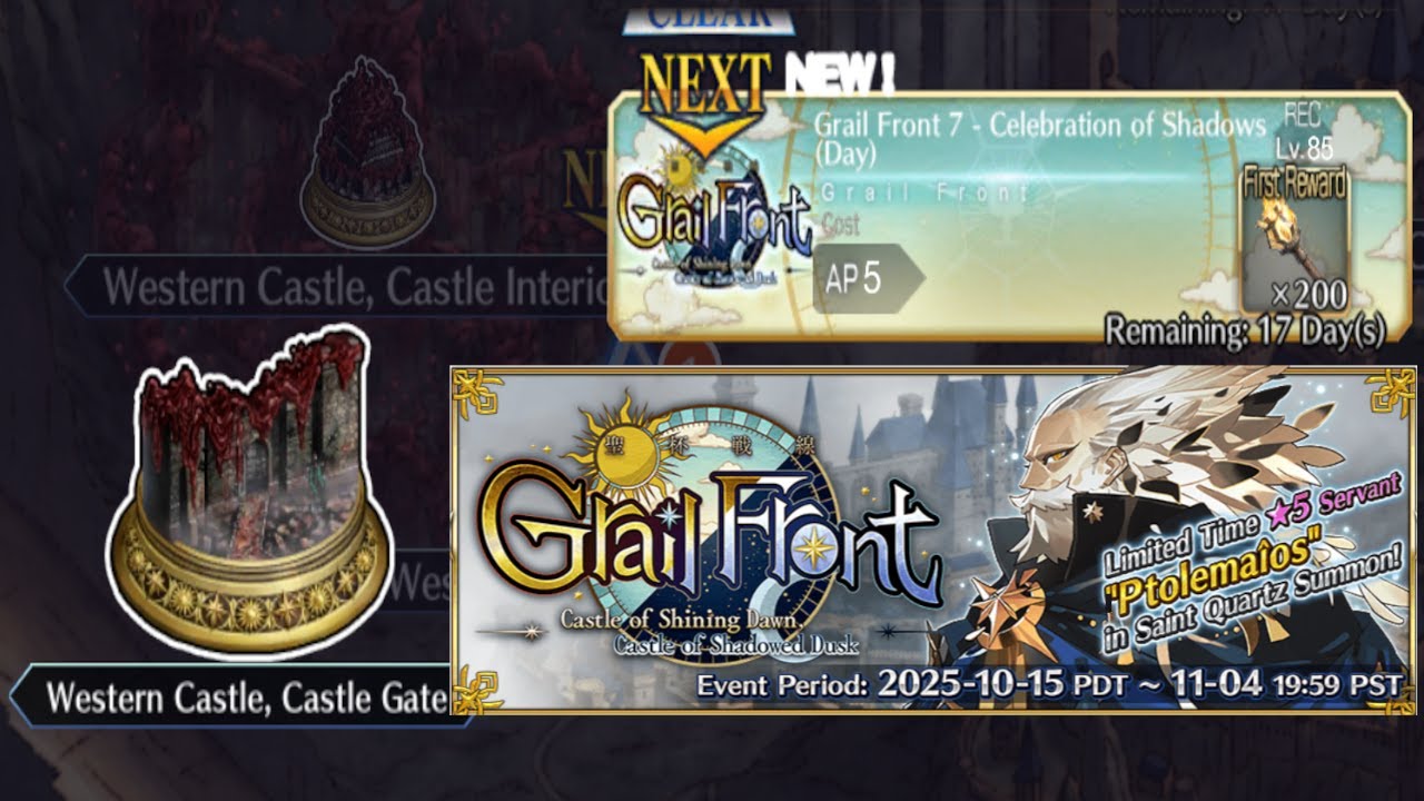 [Fate GO NA] Grail Front 7  - Celebration of Shadows (Day) | Grail Front 2025