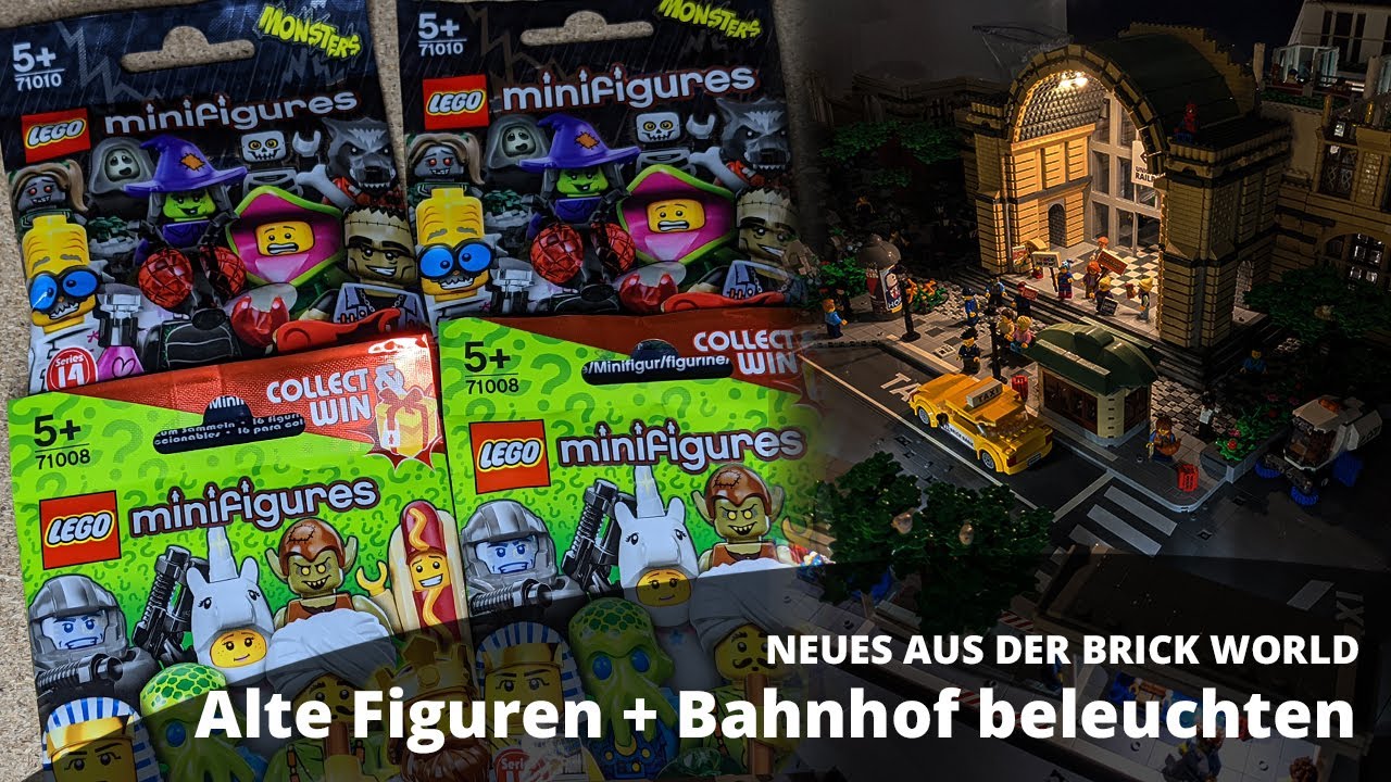 6 Jahre alte Minifiguren und dazu ein wenig Bahnhof beleuchten - Eure Meinung?