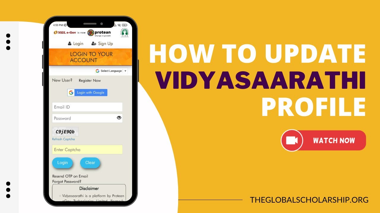 How to create vidyasaarathi profile ? | How to update profile?  | Vidyasaarahti | Explained!!