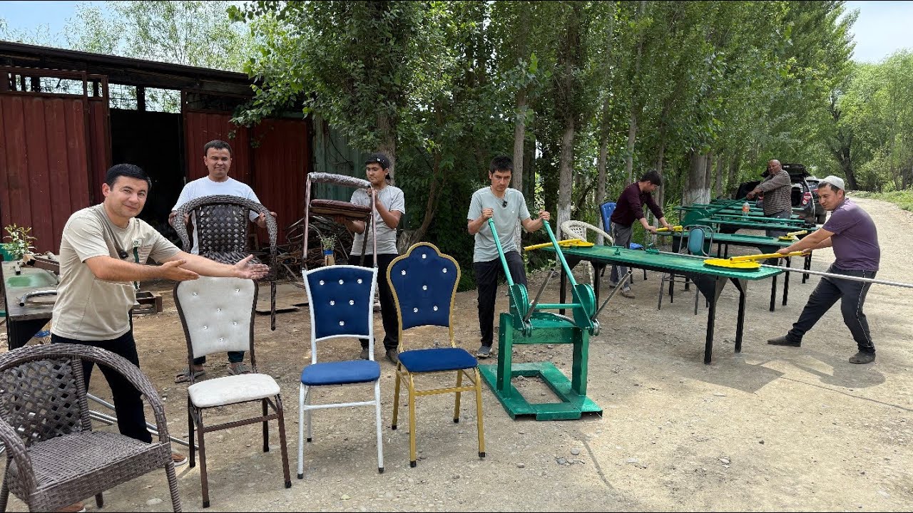TURBO GIP STANOKLARI STOL STUL ISHLAB CHIQARISH BIZNESI