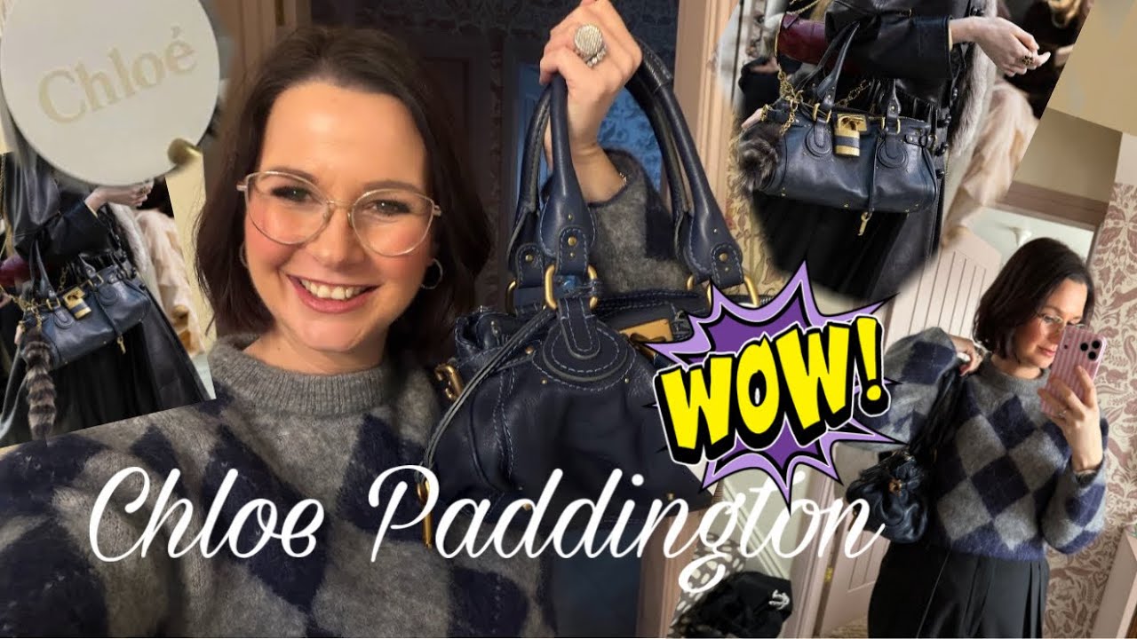 Первые впечатления от винтажной сумки Chloe Paddington @MrsPinkyCrazyBagLady #chloepaddington