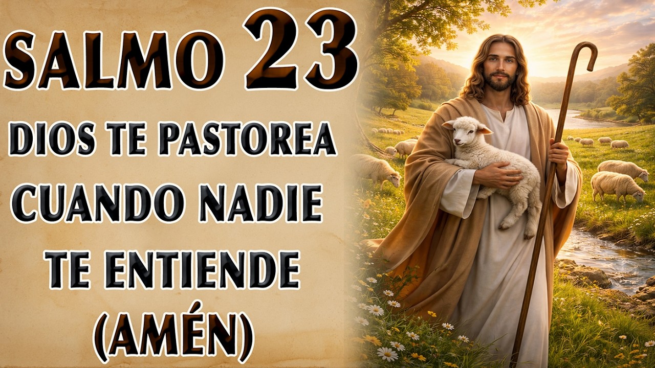 SALMO 23 DIOS TE PASTOREA CUANDO NADIE TE ENTIENDE (AMÉN)