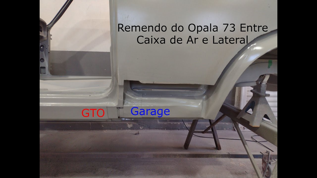 Remendo do Opala 73 Entre Caixa de Ar e Lateral