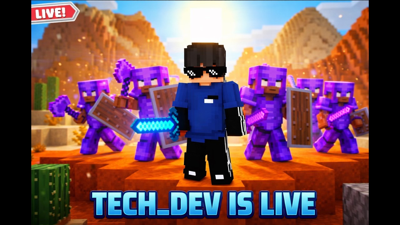 Minecraft New Public Smp 24x7 | Tech_Dev