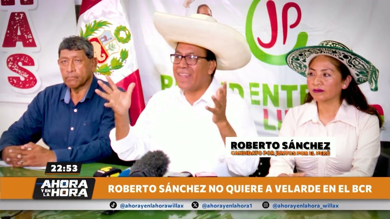 Ahora y en la Hora - ABR 13 - 2/2 - ROBERTO SANCHEZ SE&Ntilde;ALA QUE NO HUBO FRAUDE | Willax