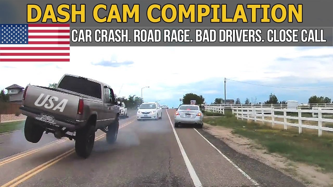 Car Crashes in America (USA & Canada) bad drivers, Road Rage 2017 # 10