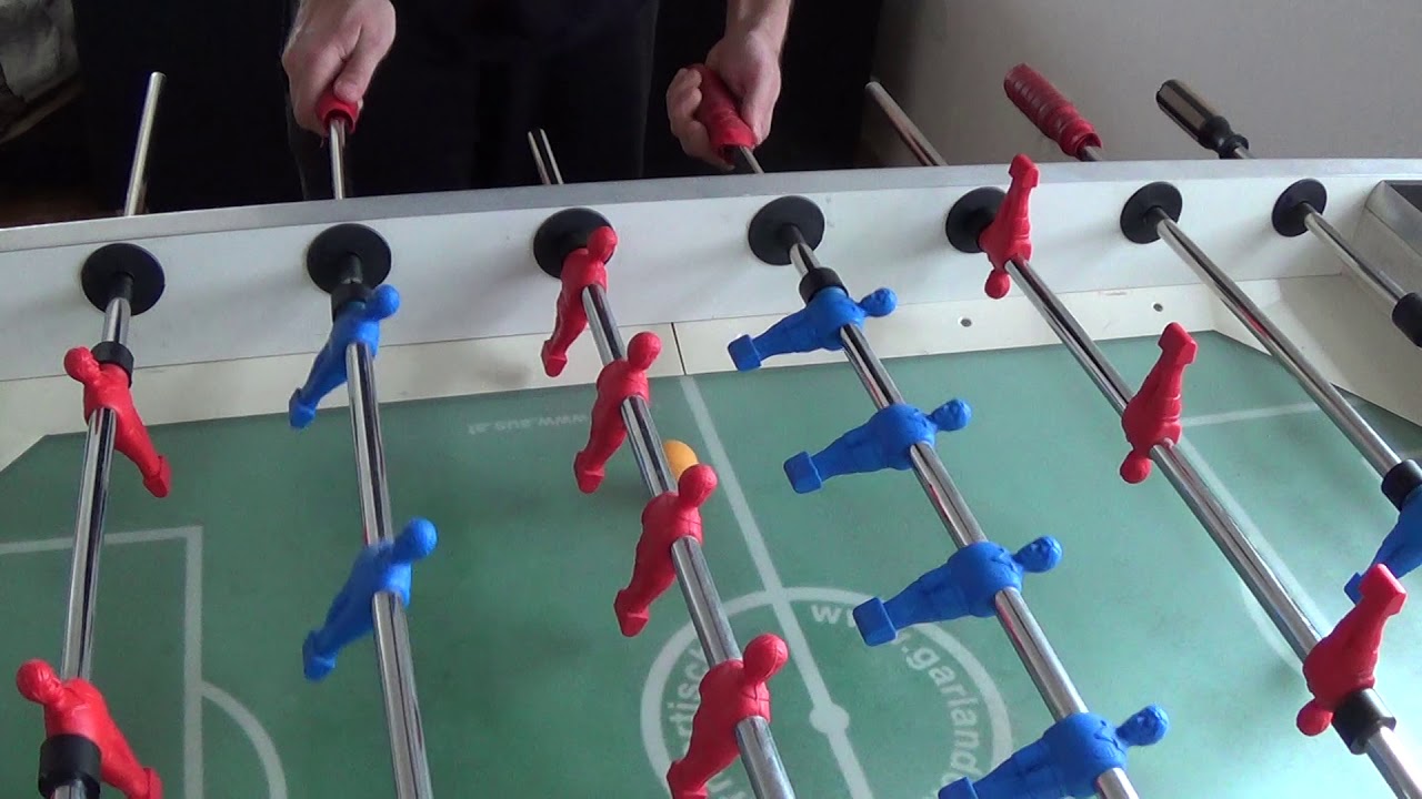 Tischfussball Basiskurs Teil 7 - Pässe von der 5er Reihe