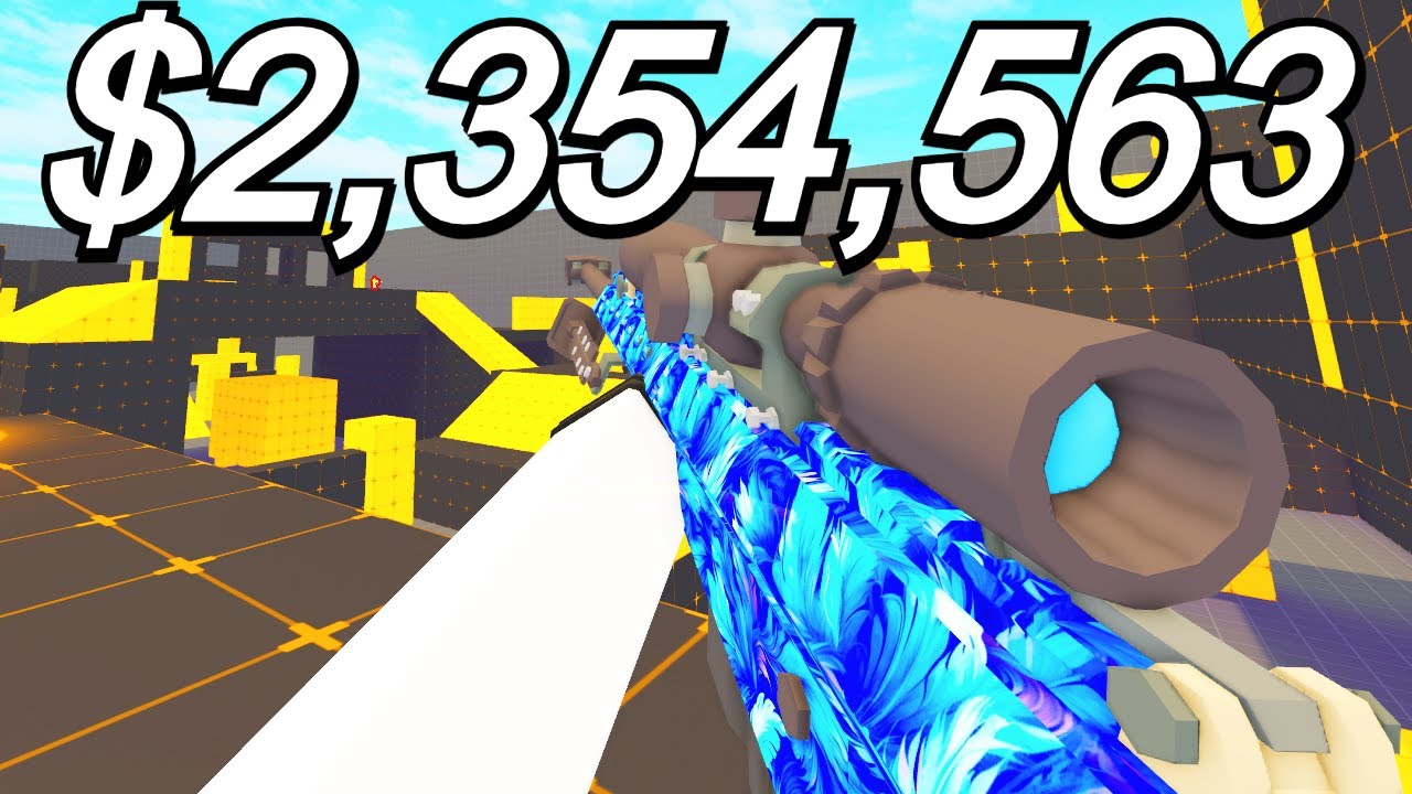 Я потратил 2 354 563 доллара на лучшую снайперскую экипировку в Roblox Hypershot