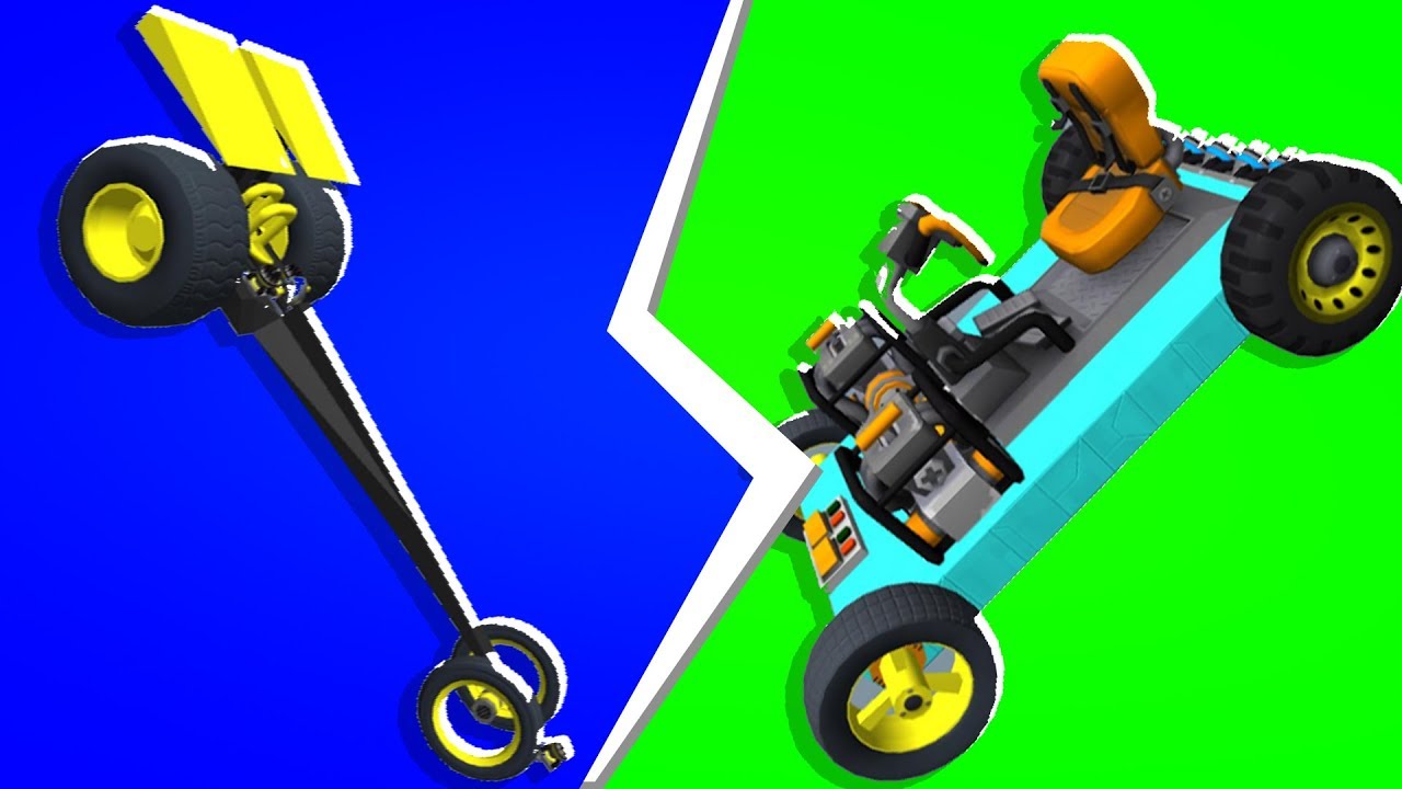 Noob VS. Pro Drag Race Challenge - Scrap Mechanic | JeromeACE