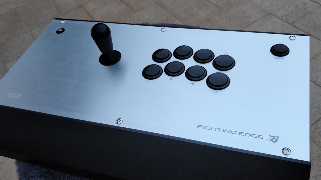 Hori Fighting Edge Full Sanwa MOD JLF Joystick battop install and Silent Buttons