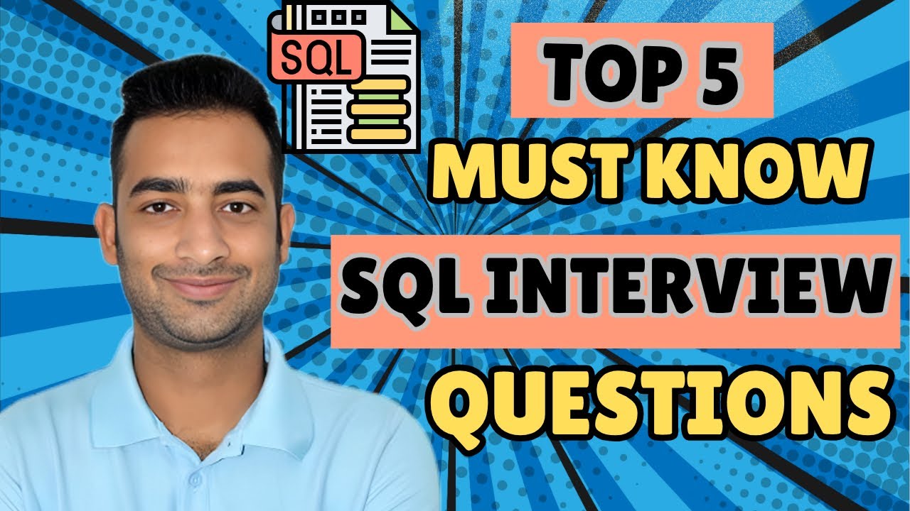 Solve 5 Tricky SQL Interview Questions in 1 Hour