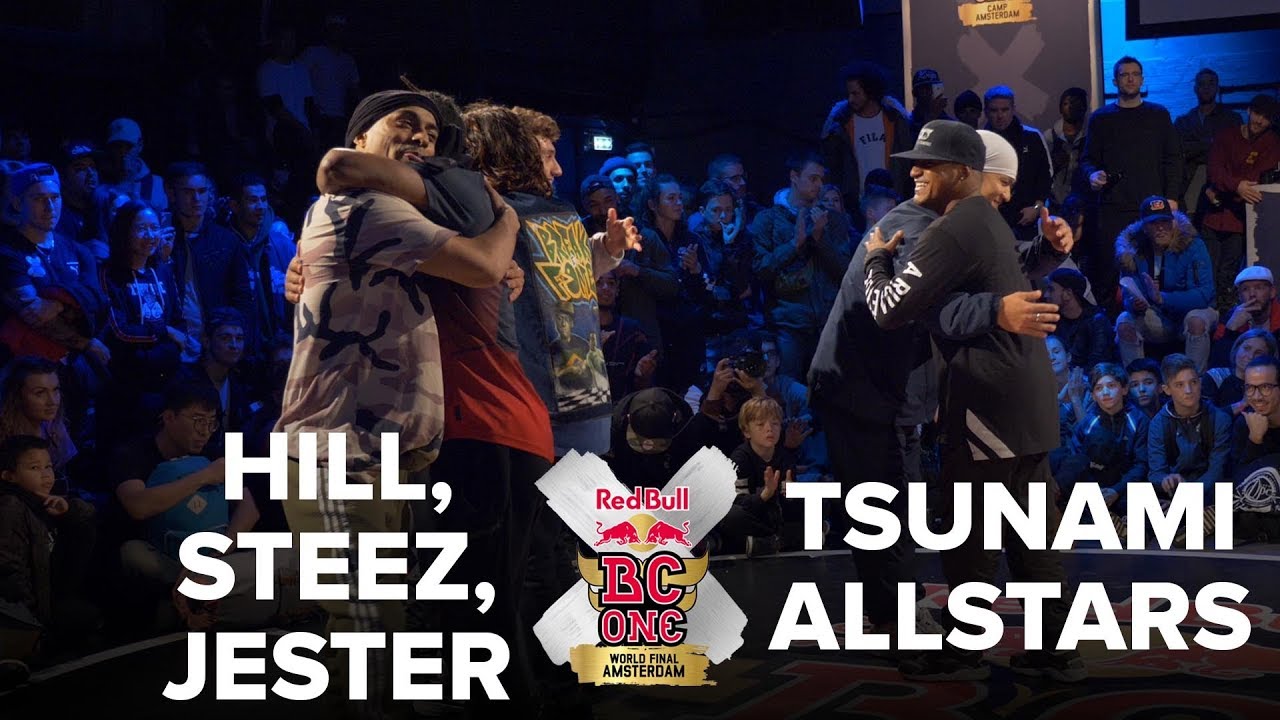 HILL + STEEZ + JESTER vs TSUNAMI ALLSTARS / TOP 8 / RED BULL BC ONE 2017 3VS3