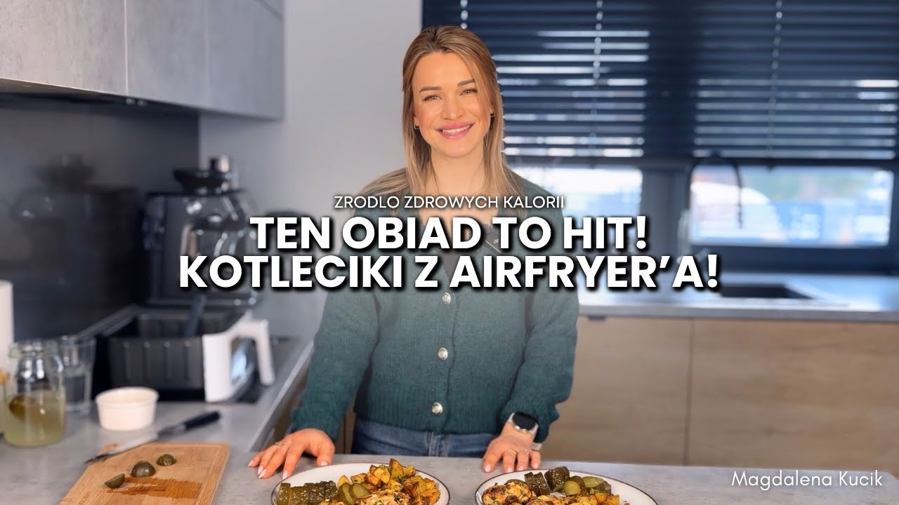 Szybki obiad z air fryer na diecie! Ten przepis na kotlety stał się viralem! 73 g białka w 30 minut!