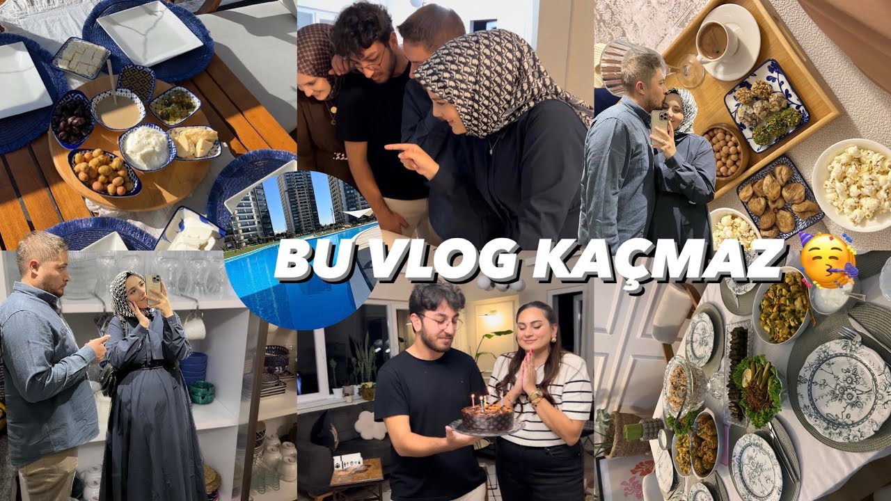 YENİ GELİN EVİ ZİYARETİ👰🏻‍♀️EŞİMDEN CUMA HEDİYESİ😍 SÜRPRİZ DOĞUM GÜNÜ,KUZENLER BİRARADA,ALIŞVERİŞ