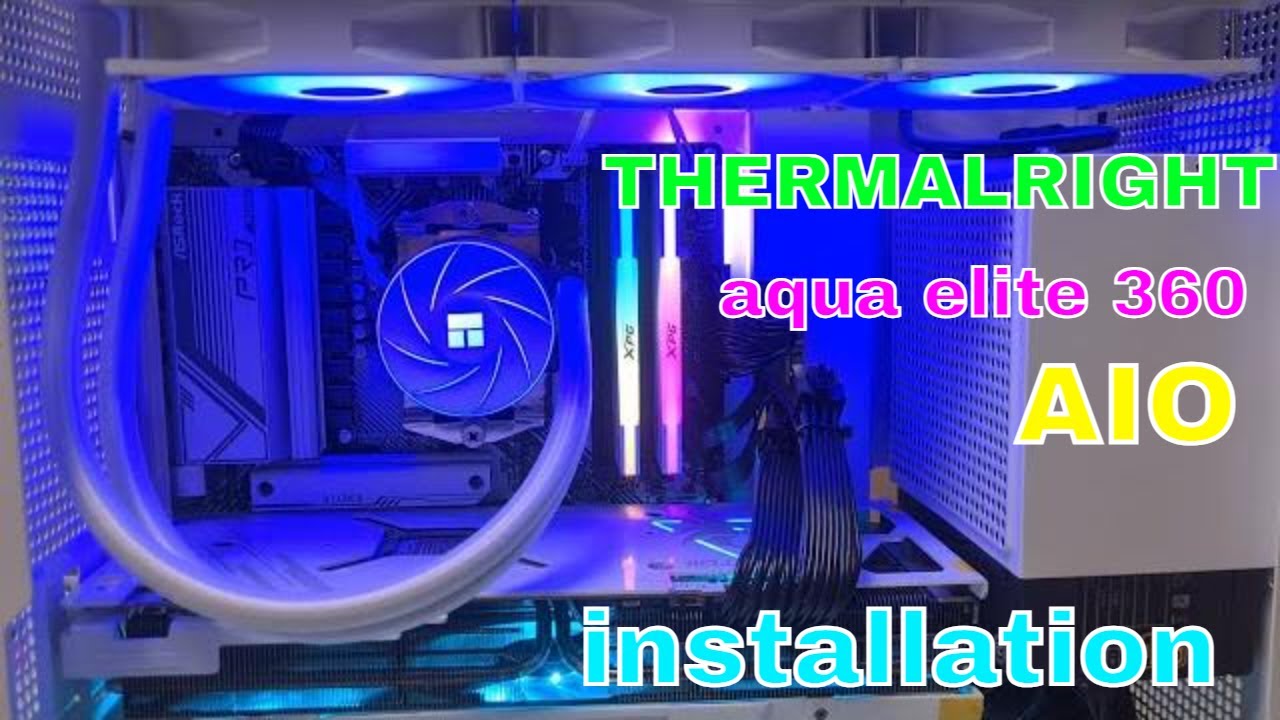 как установить жидкостный охладитель Thermalright Aqua Elite AIO