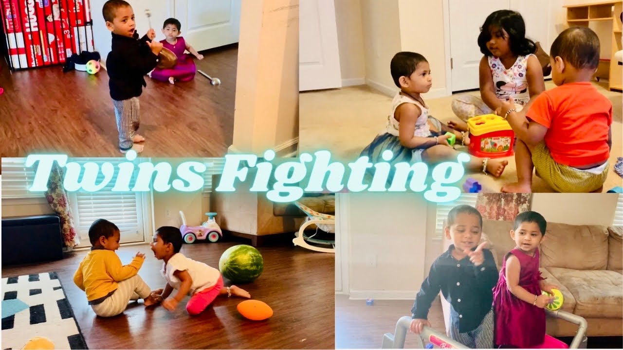 #Twin Babies Fighting#Twins Videos#Big Sister Trying to Teach New Activity#Baby Videos