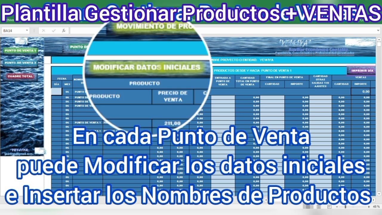 💙 Plantilla para Gestionar Productos ➕ VENTAS desglosadas ➕ IPV-Tarjeta de Estiba ➕ Fichas de Costos