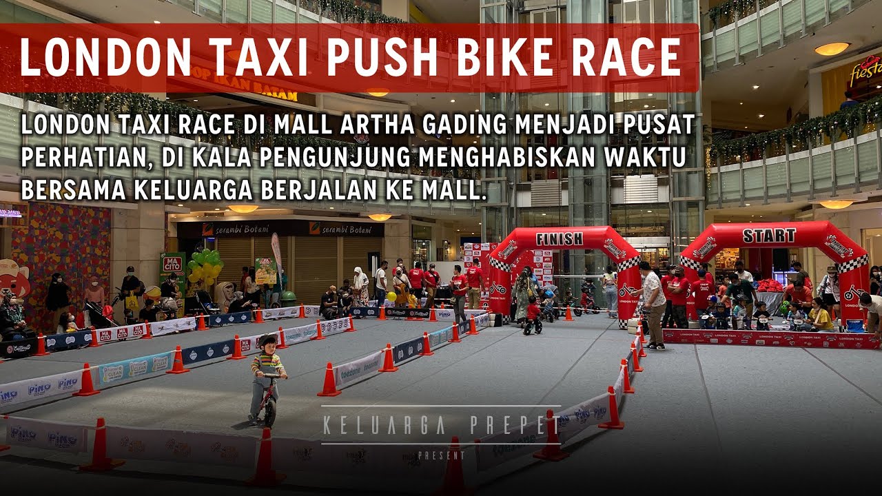 Balance Bike Competition London Taxi Mall Artha Gading | Push Bike Race by London Taxi 27 Nov 2022