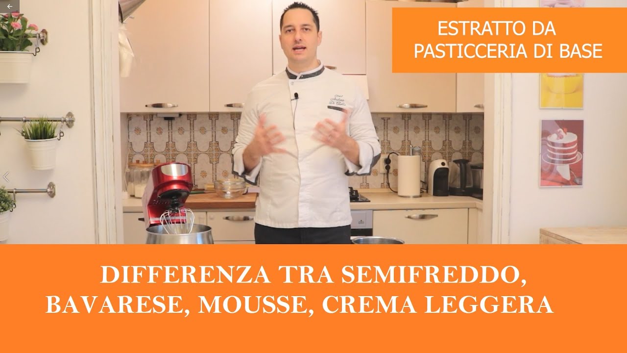Differenza tra Semifreddo - Mousse - Bavarese Corsi di Pasticceria - Accedi ora alle Lezioni!