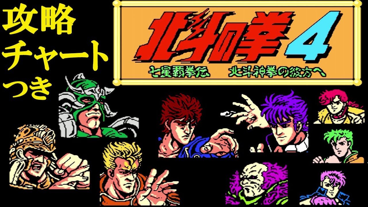 FC『北斗の拳4 七星覇拳伝 北斗神拳の彼方へ』攻略チャートつき＆クリア-875本目【マルカツ!レトロゲーム】