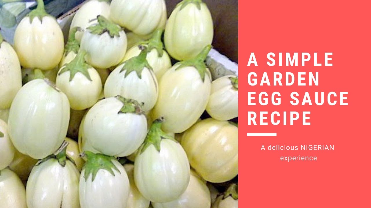HOW TO MAKE GARDEN EGG SAUCE