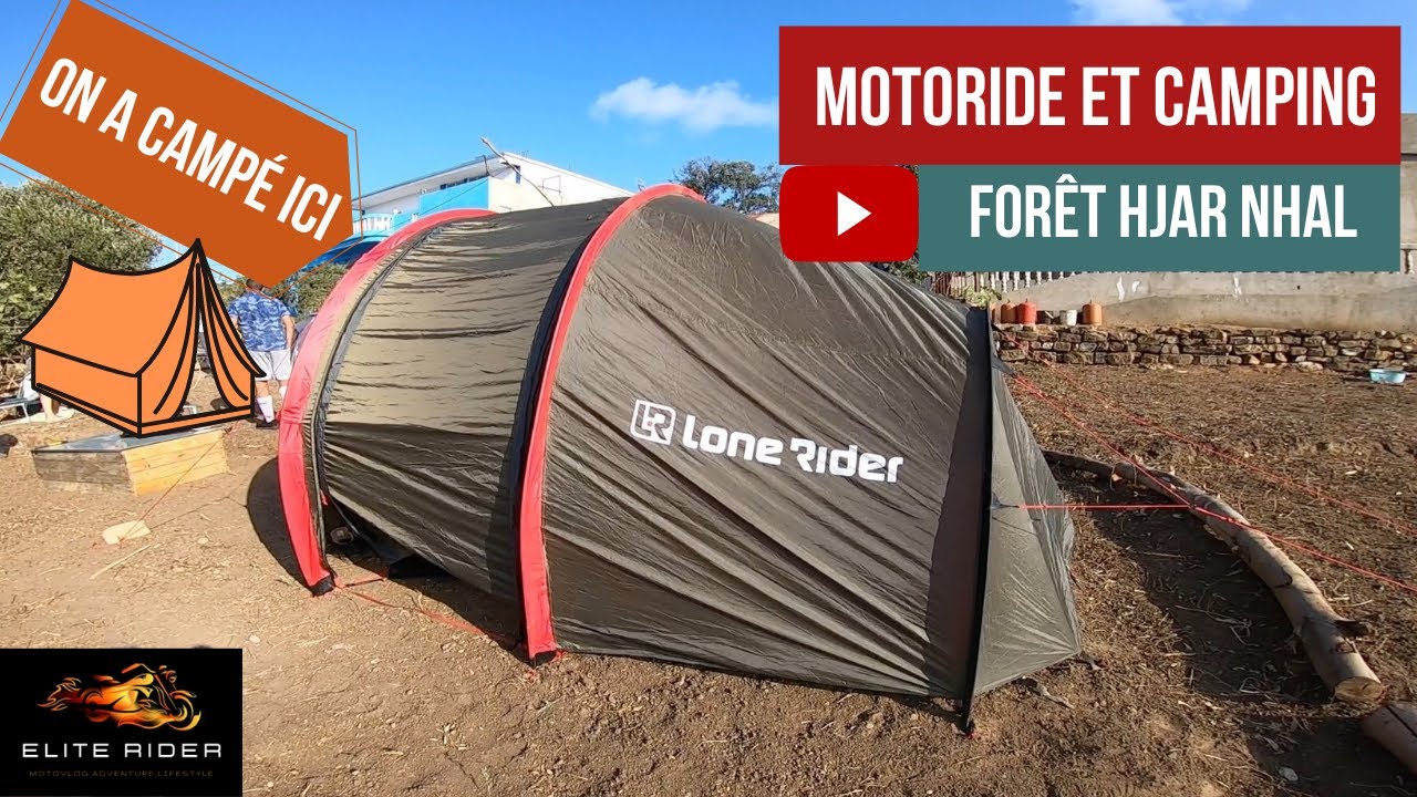 Camping en Moto علاش سماو هاد الغابة حجر النحل