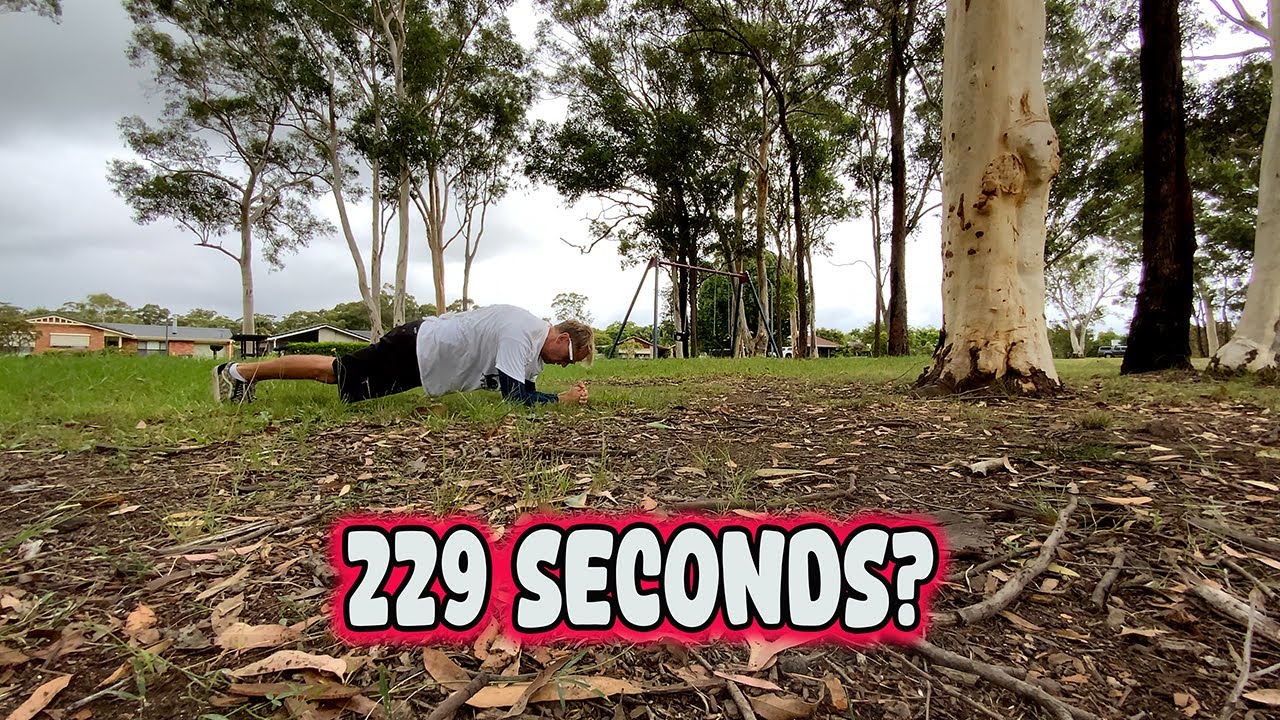 Dude Planks For 229 Seconds at Cnr Cavalier Pde & Formby Cl, BOMADERRY, NSW + I Applied for Alone?