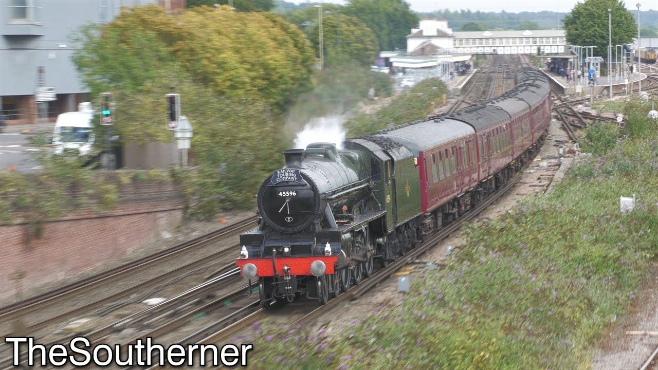 45596 "Bahamas" brings steam back to 'The Dorset Coast Express' 01/09/2022