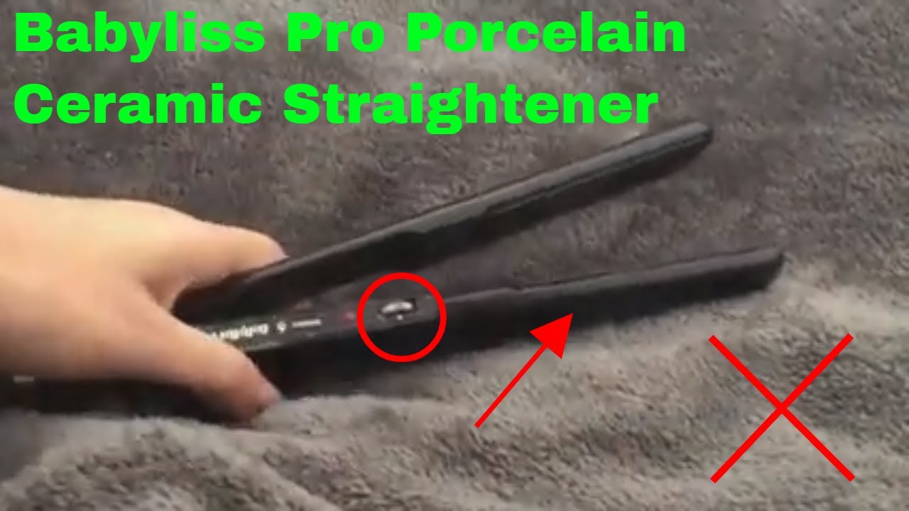 ✅  How To Use BaByliss Pro Porcelain Ceramic Straightener Review