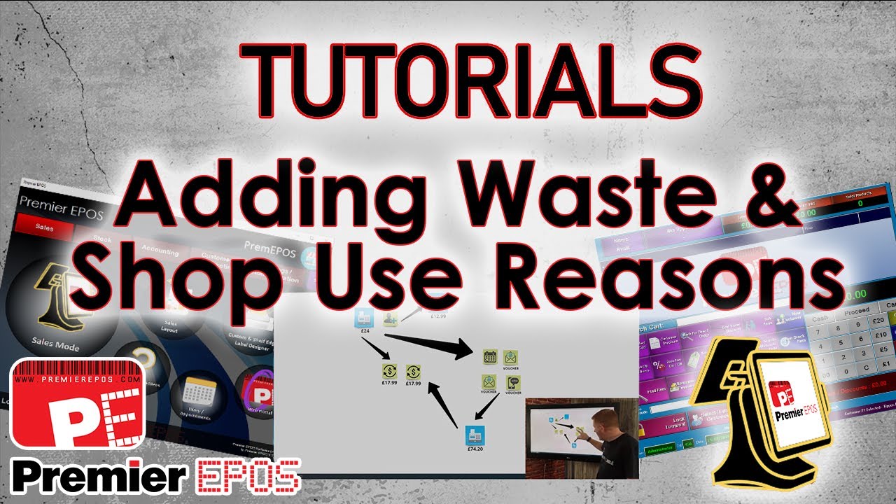 How To - Adding Waste Shop Use Reasons | Premier EPOS Software