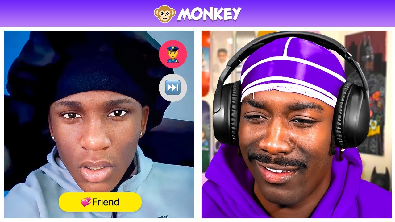 BruceDropEmOff Is The FUNNIEST Person On Monkey.. (HILARIOUS)